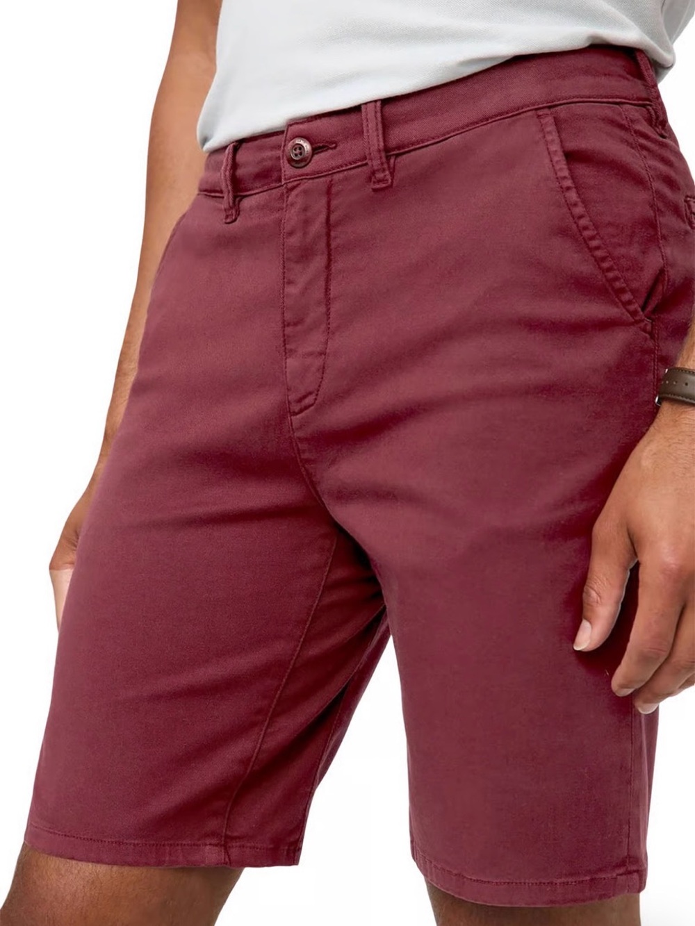 DU/ER Sz 32 Men's Live Free Journey Short 7” Inseam Casual Red Clay Chinos